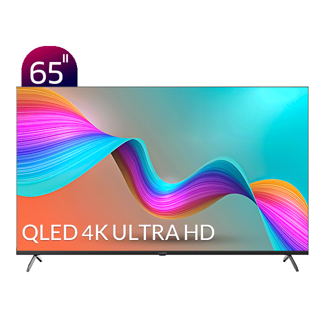 تلویزیون 65 اینچ 4K QLED هوشمند ایکس ویژن مدل XH15 اندروید 14