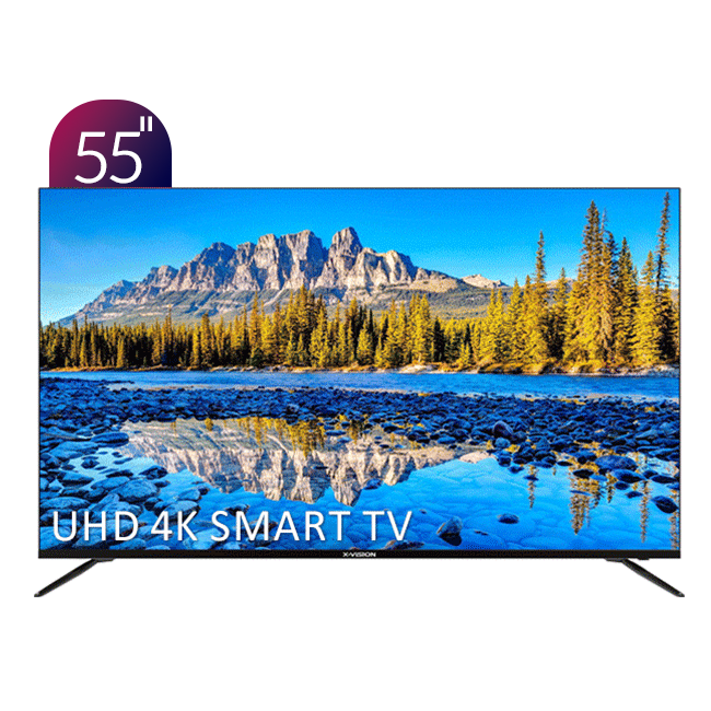 تلویزیون 55 اینچ 4K UHD هوشمند ایکس ویژن مدل XCU735